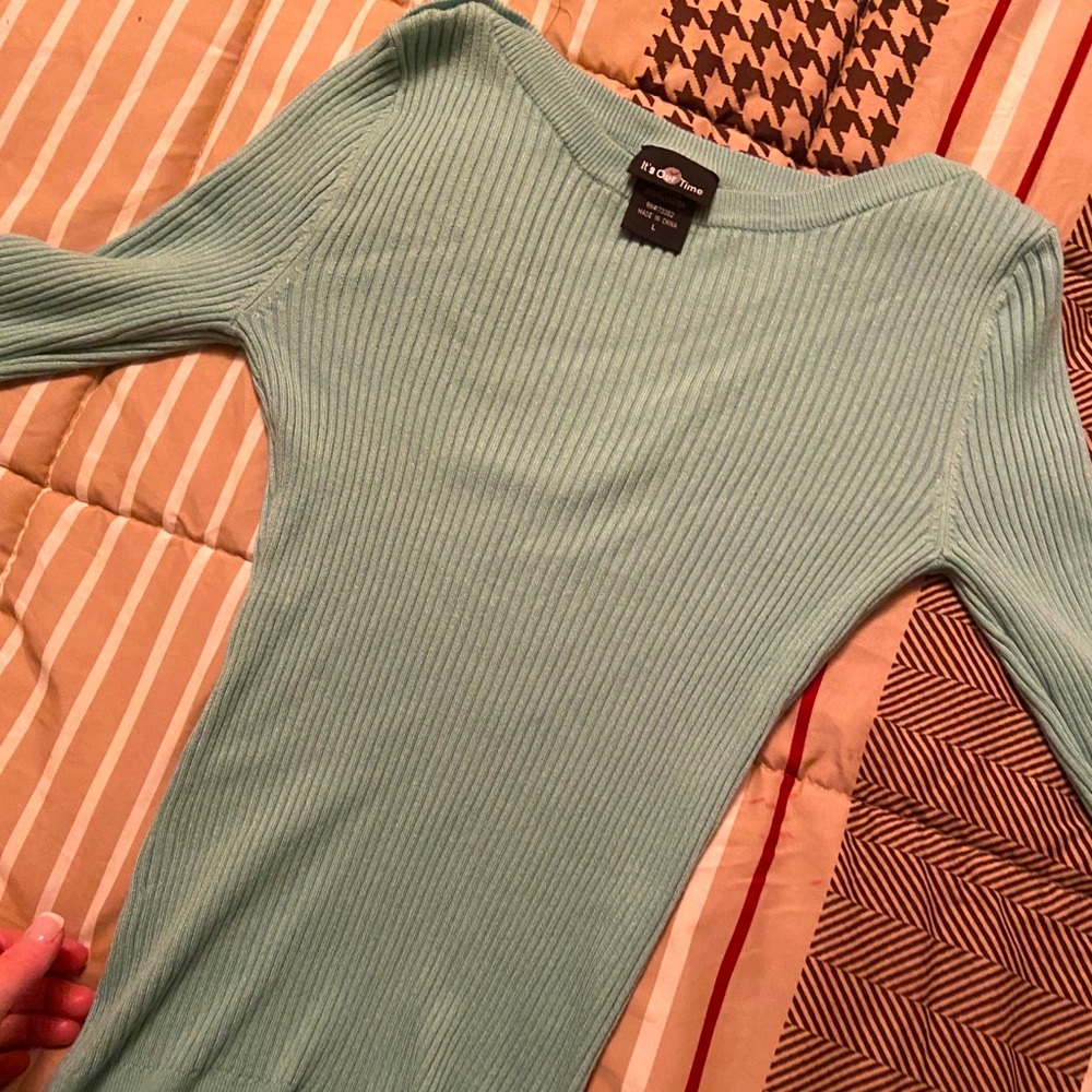 Fitted thermal like top dress up or down